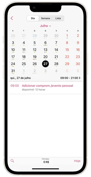 Adicionar um novo compromisso 1