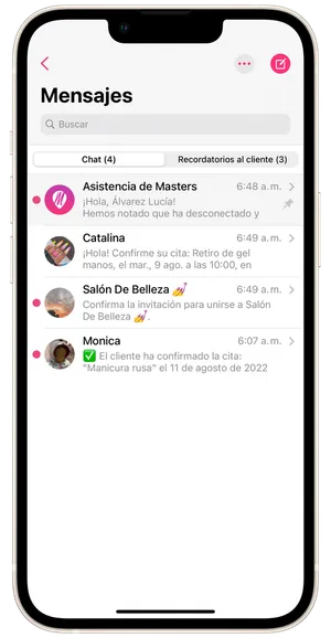 Chats y recordatorios 1