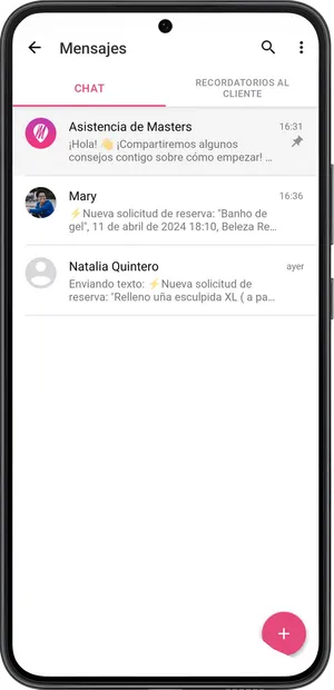 Chats y recordatorios 1