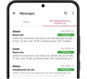 Chats y recordatorios 2