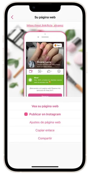 Configuración de la página de reservas online 1
