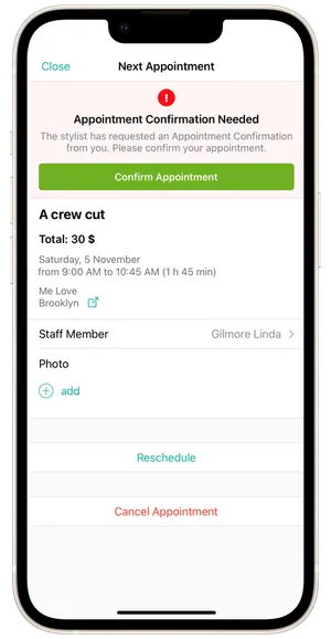 Appointment Confirmation 2
