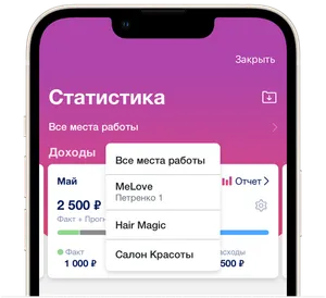 Главный экран статистики 3