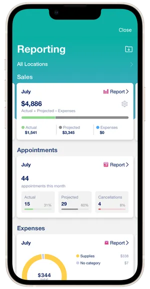 Main Reporting Screen 1