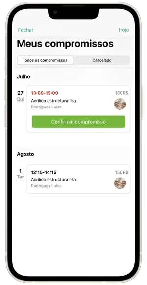Os seus compromissos 3