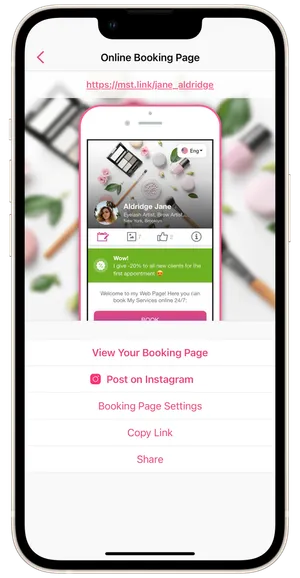 Online Booking Page Settings 1