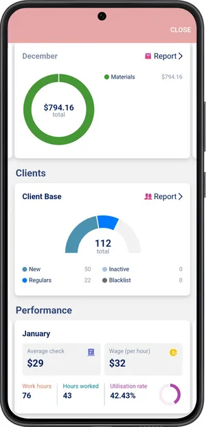 Main Reporting Screen 2
