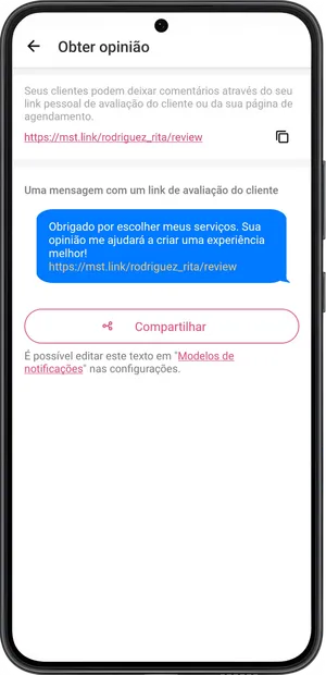 Solicitar e publicar avaliações dos clientes 2
