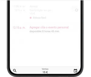 Vista del horario 6