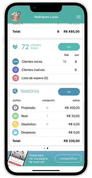 Widgets no ferramentas do painel 2