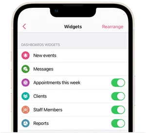 Widgets del tablero 4