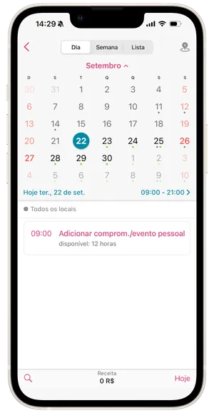 Adicionar um novo compromisso 1