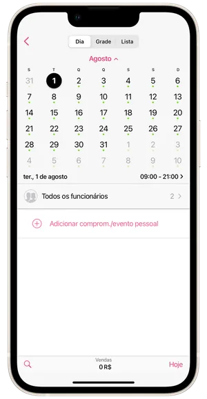 Adicionar um novo compromisso 1